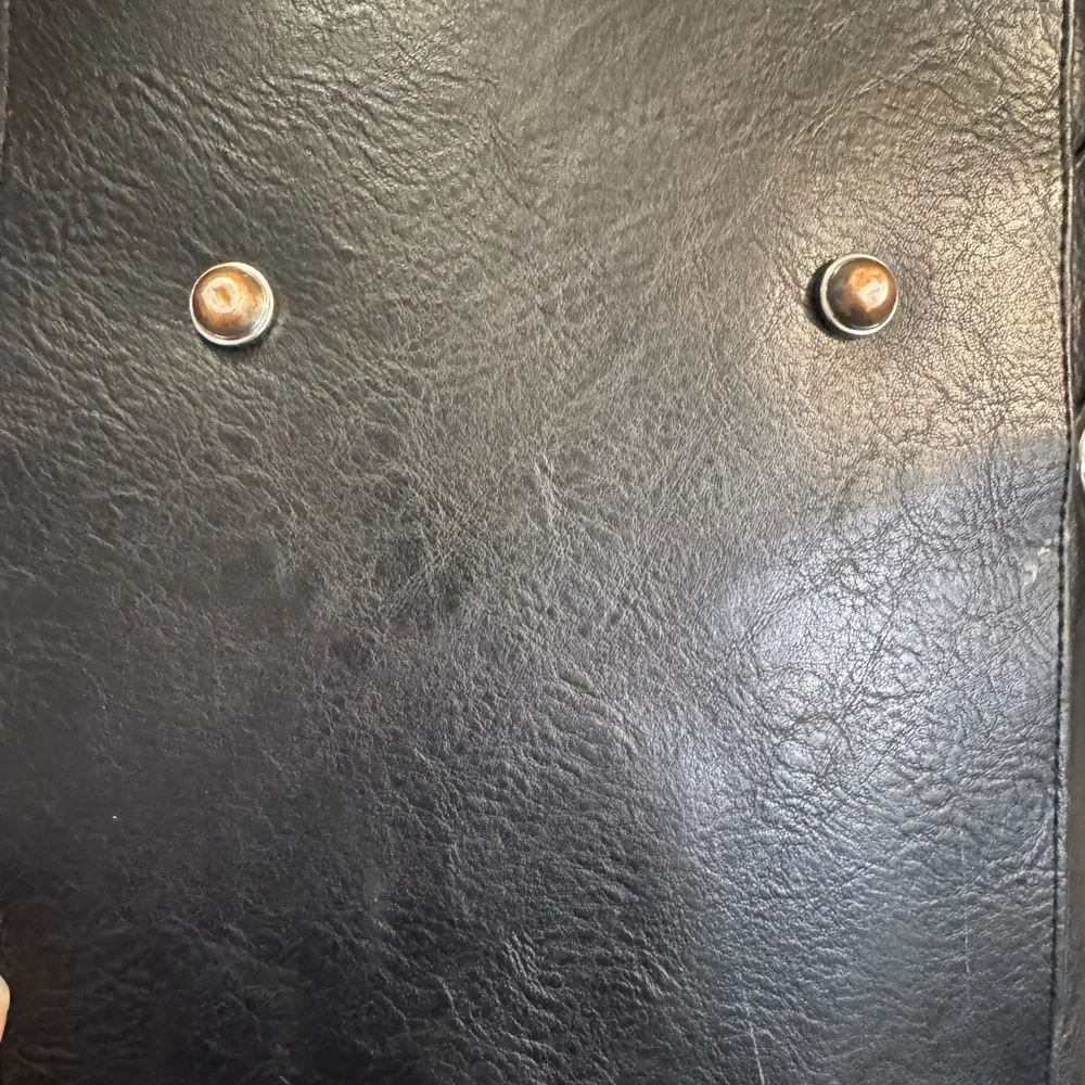 Vintage lululemon Black Duffel Bag Smooth Leather - Picture 8 of 16